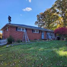 Residence-Roofing-Restoration-Transforms-Home-with-Dark-Bronze-Gutters-and-Gutter-Guards-in-Erwin-TN 15